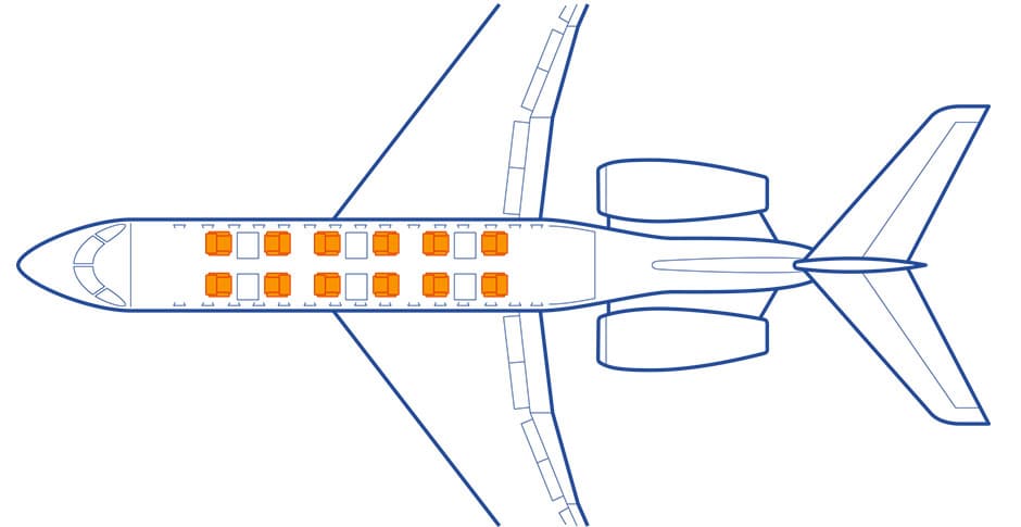 jet aziendale Dassault Falcon 50